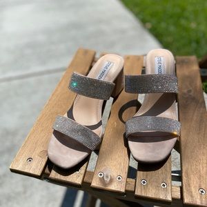 Steve Madden Sparkly Mule Sandals